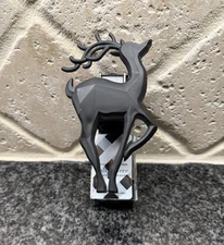 Bath & Body Works Christmas Wallflower Diffuser Plug-In Black Geometric Reindeer