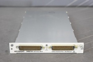 Keysight 34921A 40-Ch Armature Multiplexer w/ Low Thermal Offset