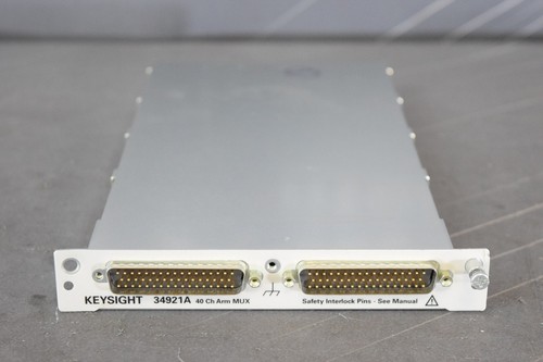 Keysight 34921A 40-Ch Armature Multiplexer w/ Low Thermal Offset