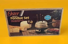 OSTER Electric Fondue Set NIB Vintage 1982