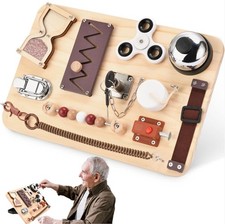 Fidget Busy Board for Adults with Dementia-Alzheimers Products for Elderly-De...