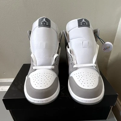 Las mejores ofertas en Jordan 1 Mid Grey White | eBay