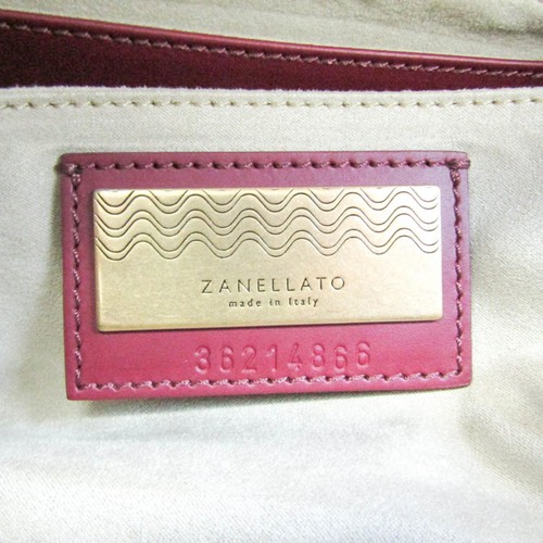 Zanellato Nina Slim Leather Bag Bordeaux BF552687 - Foto 7 di 7