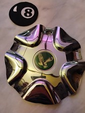 1 Ea. La Wire Or Roadster 6-58 Wire Spoke Wheel Center Cap Forest Green Eagle