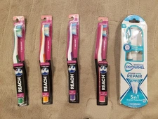 Lot of 5- Reach and Sensodyne Pronamel Toothbrushes SOFT *New in Pkg