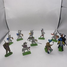 Vintage Britains Deetail Knight Soldiers Lot Mounted Medieval Figures England