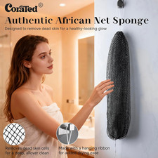 African Net Sponge Authentic, Shower Loofah Exfoliating Bath Sponge, Body Scr...