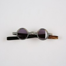 Man Glasses Small Round Rough Vintage Unique Handmade Horn Eyeglass Frames Women