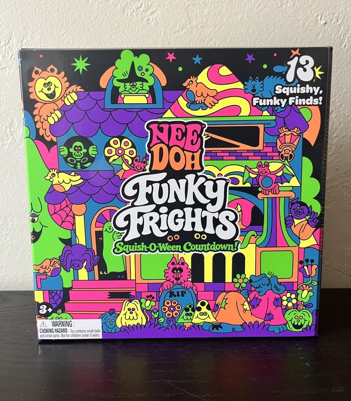 NEW RARE! 2026 NeeDoh Funky Frights Squish-O-Ween Halloween Advent Calendar 👻