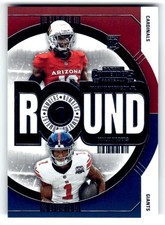 2024 Panini Contenders #2 Malik Nabers / Marvin Harrison Jr. Round Numbers