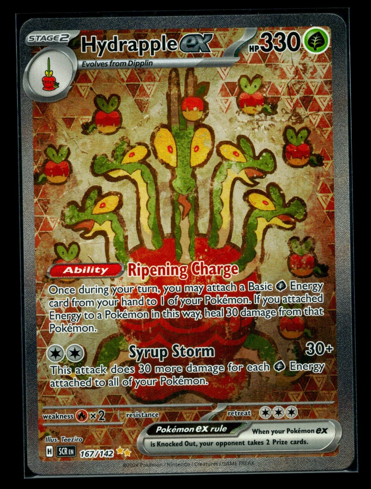 SV07: Stellar Crown #167/142 Hydrapple ex NM