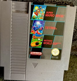 MARIO BROS. + TETRIS + NINTENDO WORLD CUP 👉 3 SPIELE NES - MODUL 👈* RARIT&Auml;T *
