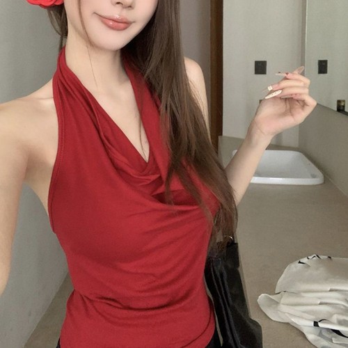 Womens' Elegant Slim Fit Casually Styled V neck Top Ideal All Season Wear Piece - Picture 3 of 37