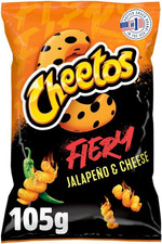 Cheetos Fiery Jalapeno & Cheese Sharing Crisps 105 G