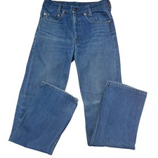 Vintage Levis 717-0917 Straight Leg Blue Denim Jeans 29x34 Medium Wash Mens