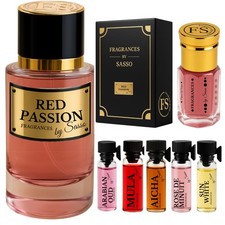 Parfum Red Passion - - Luxury Set - Perfume Extract 50ml + Pure Essence 3ml + 5...