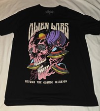 Camiseta gráfica negra para hombre Alien Labs Beyond The Cosmic Illusion - XL