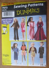 Simplicity Sewing Patterns For Dummies 7073: 11.5" Dolls Clothes: Uncut