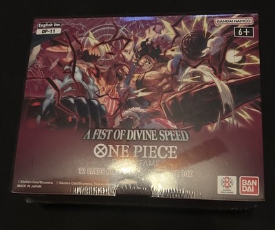 One Piece TCG: A Fist of Divine Speed (OP-11) Booster Box PRISTINE
