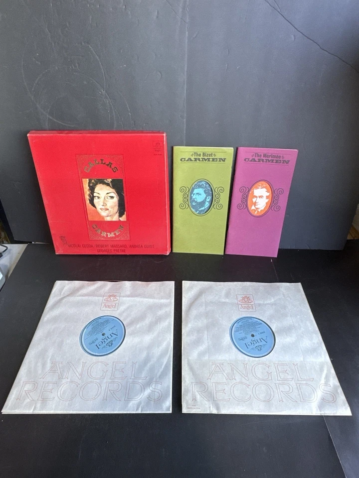Callas Carmen Opera Box Angel Records Untested - Image 4 of 4