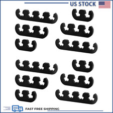 Spark Plug Wire Separators Kit 12pcs 234 Hole 7-8mm Wires Heat-resistant Spark Plug Wire Separators Kit 12pcs 234 Hole 7-8mm Wires Heat-resistant