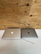 Lot of 2 Apple MacBooks Spare Body Parts Motherboards SSD, Camera, Metal Body