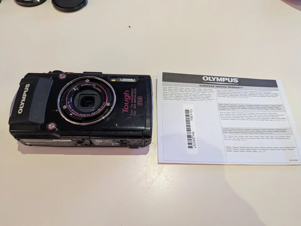 Olympus Tough TG-4 + Carcasa + Lentes Húmedas + Accesorios - Excelente Estado Foto 3 de 4