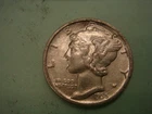 Nice AU+/UNC 1935 P Mercury Dime cond,  actual coin in photo