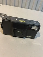 Olympus Infinity 35mm Film Camera Point & Shoot Zuiko f/2.8 Untested Free Return