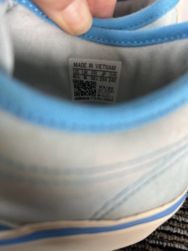 Adidas Parley Nizza sneakers plateau stringate blu chiaro donna 6,5 - Foto 8 di 14
