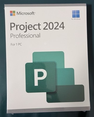 Microsoft Project 2024 Professional USB Sealed Retail Package With Key 1 PC