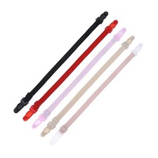 Mixed Colors Women Elastic Band Non-Slip Adjust Bra Straps Holder Belt with Clip