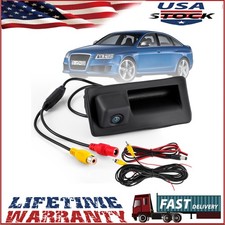 HD Rear View Backup for Audi A3 A4 Car Trunk Handle Camera Waterproof 170 Degree