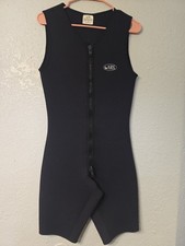 NRS Neoprene Sleeveless Surfing Snorkeling Wetsuit One Piece Outfit Black NWT