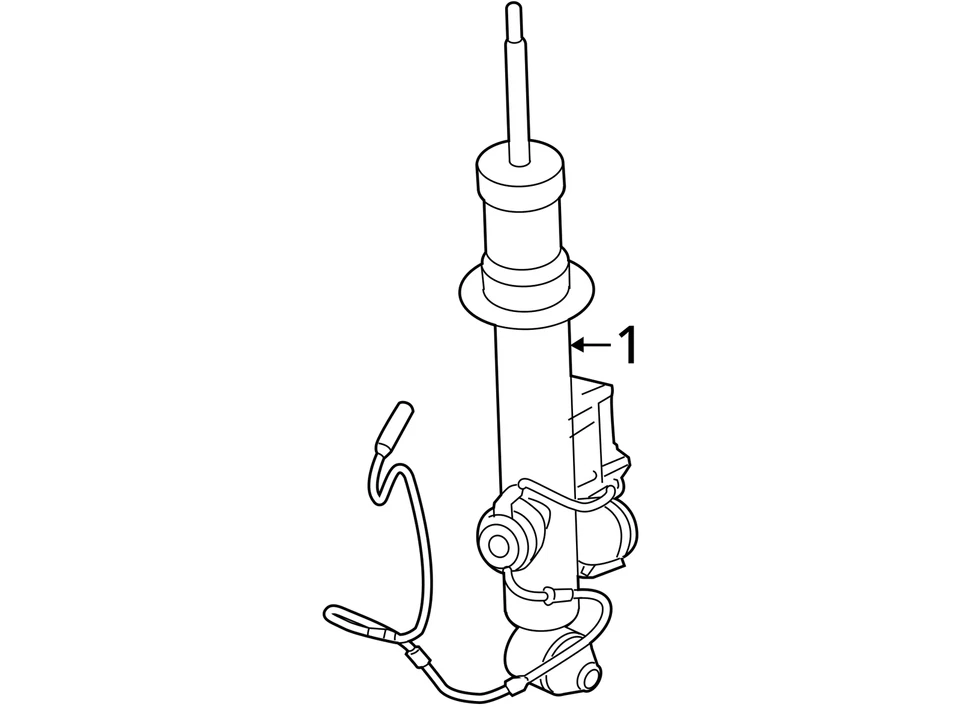 2012-2018 BMW 650I RWD 4.4L REAR LEFT STRUT SHOCK ABSORBER *125K* 6798407 - Изображение 4 из 4