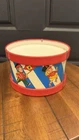 Vintage Ohio Art Marching Band Tin Litho Drum 6" Tin Toy Kids Drum USA Made