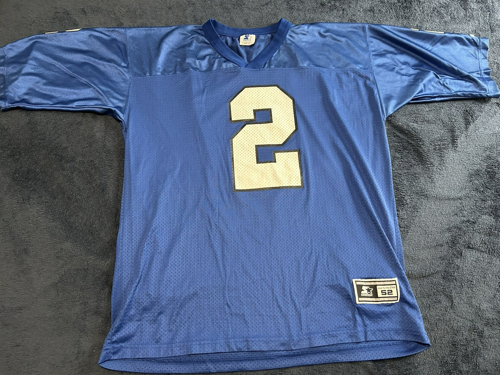 Vtg Starter Kentucky Wildcats TIM COUCH #2 Jersey Mens sz 52 XL Blue