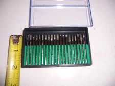 20 PC. DIAMOND BURR SET 1/8" SHANK MEDIUM GRIT NEW