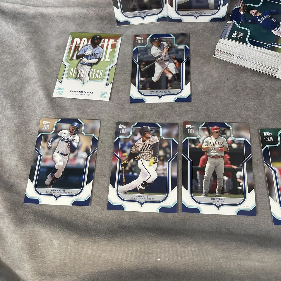 2023 Topps-X Jrod 批量 96 张卡;RC、插入、明星名人堂颜色! Ichiro Soto 银色 — 第 4/4 张图片