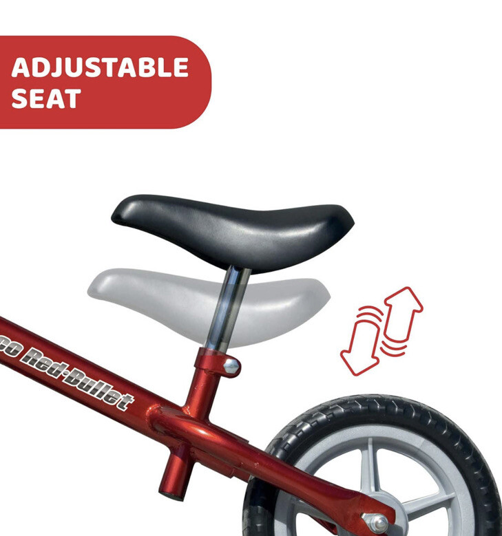 chicco red bullet balance bike