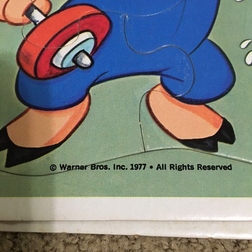 4 WHITMAN Vintage Frame Tray Puzzle-Pluto-Donald Duck-Mickey-Looney Tunes Disney - Picture 13 of 15
