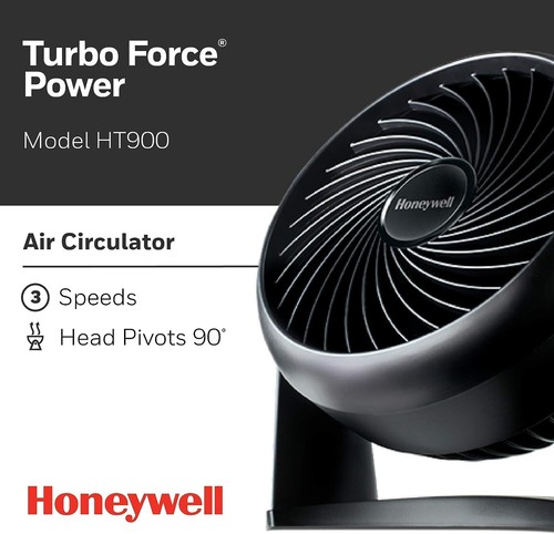 Honeywell TurboForce Fan HT-900, 11-inch - Versatile Air Circulator - Picture 7 of 8