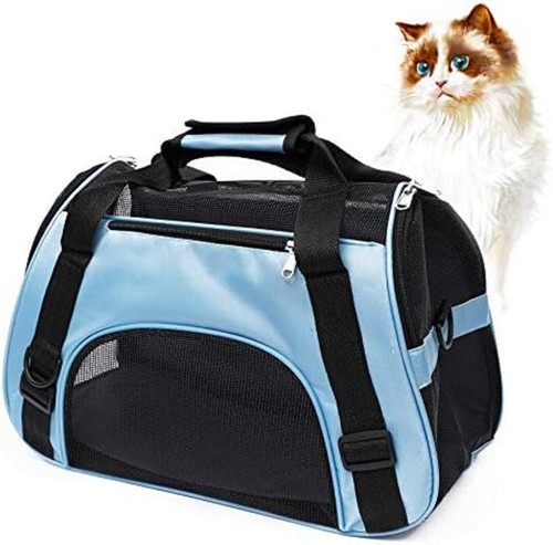 Cat Carrier Airline Approved Pet Carrier,Dog Carrier Soft-Sided Pet Travel Carri