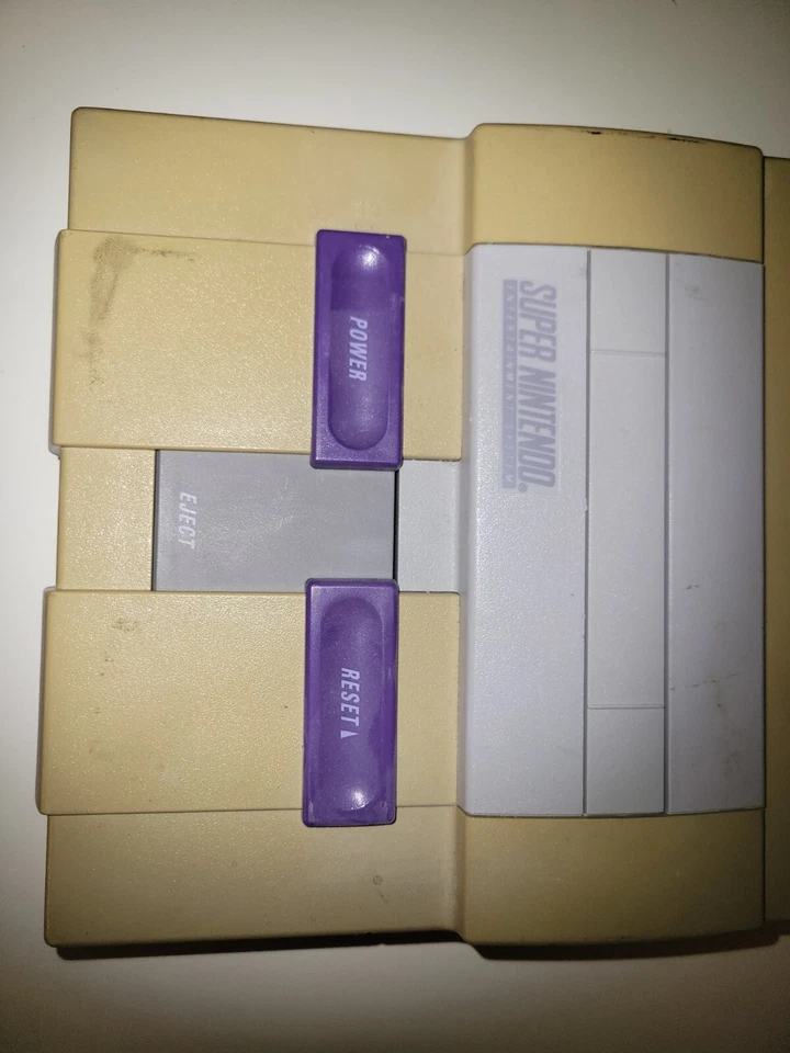 Sistema de entretenimiento Super Nintendo NO FUNCIONA 1991 consola original Mario bros Foto 3 de 3