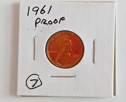 1961 PROOF Lincoln Cent  Item 7   Yes to Combined shipping