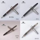 Black Jinhao 51A Acrylic/Wood/Plastic Fountain Pen EF/F/M/Art Nib 0.5mm/0.38mm