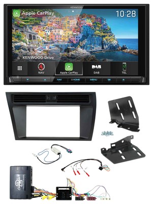 Kenwood Bluetooth Lenkrad 2DIN USB TMC DAB Navigation für Audi A4 A5 8TF 8K Info