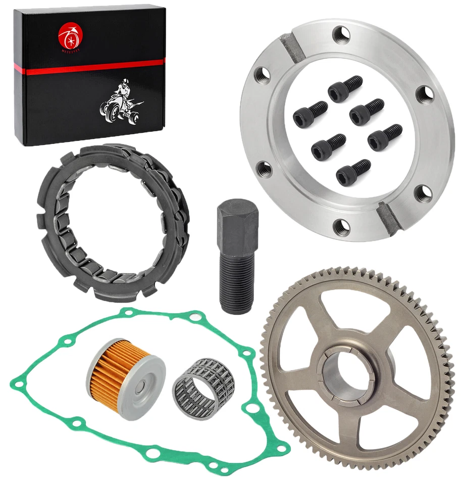 Flywheel Puller Starter Clutch Gear One-Way Bearing For HONDA TRX400EX TRX400X - Image 3 of 4