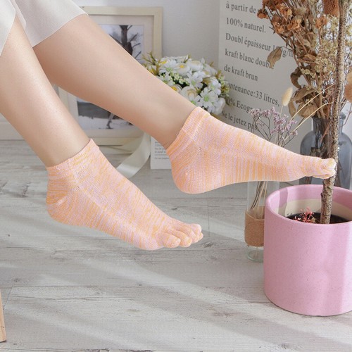 5 Pairs Women Cotton Toe Socks Five Finger Socks Casual Sports Ankle Low Cut - Picture 14 of 19