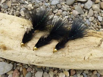 3 St. Goldkopf WOOLY WOOLLY BUGGER Streamer # 6 Forelle Top Köder Fliegenfischen - Bild 1 von 2